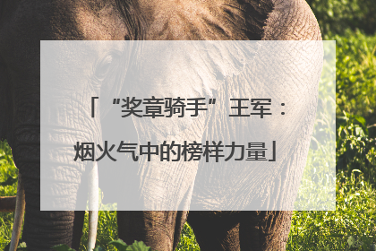 “奖章骑手”王军：烟火气中的榜样力量
