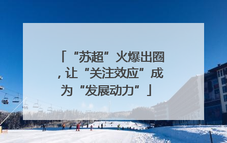 “苏超”火爆出圈，让“关注效应”成为“发展动力”