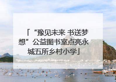 “豫见未来 书送梦想”公益图书室点亮永城五所乡村小学
