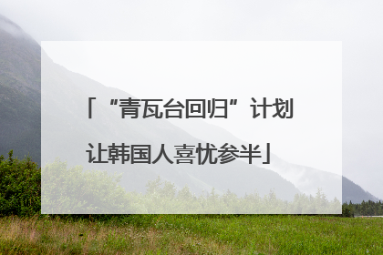 “青瓦台回归”计划让韩国人喜忧参半