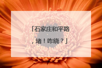 石家庄和平路，堵！咋绕？