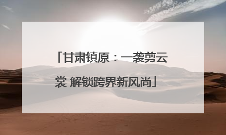 甘肃镇原：一袭剪云裳 解锁跨界新风尚