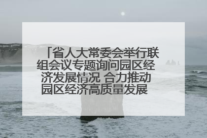 省人大常委会举行联组会议专题询问园区经济发展情况 合力推动园区经济高质量发展 王宁主持会议并讲话 王予波带队到会应询