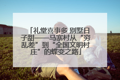 礼堂喜事多 别墅日子甜——马寨村从“穷乱差”到“全国文明村庄”的蝶变之路