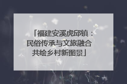 福建安溪虎邱镇：民俗传承与文旅融合共绘乡村新图景
