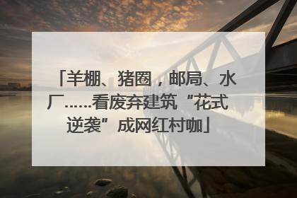 羊棚、猪圈，邮局、水厂……看废弃建筑“花式逆袭”成网红村咖