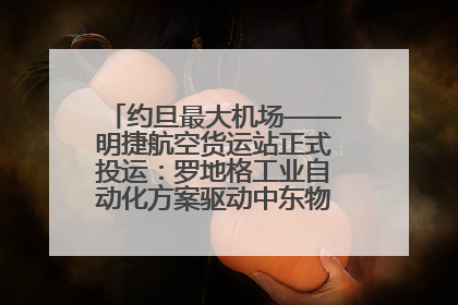 约旦最大机场——明捷航空货运站正式投运：罗地格工业自动化方案驱动中东物流未来新航向