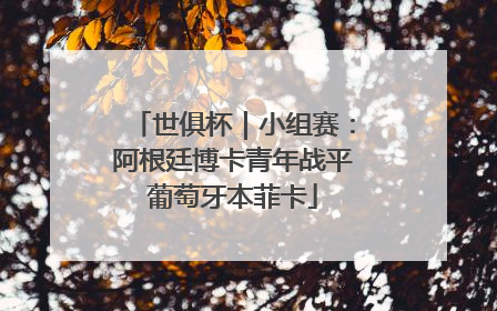 世俱杯｜小组赛：阿根廷博卡青年战平葡萄牙本菲卡