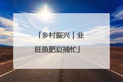 乡村振兴｜业旺鱼肥夏捕忙