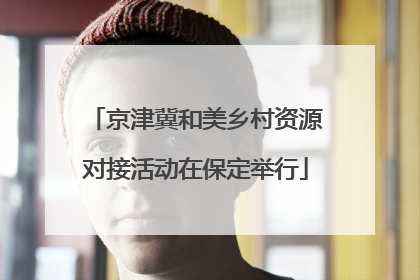 京津冀和美乡村资源对接活动在保定举行