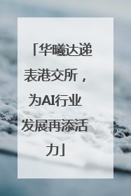 华曦达递表港交所，为AI行业发展再添活力