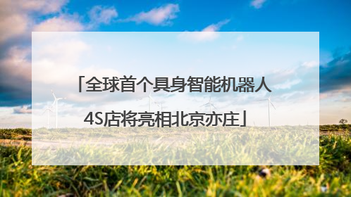 全球首个具身智能机器人4S店将亮相北京亦庄