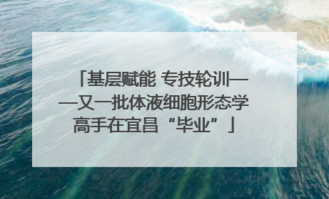 基层赋能 专技轮训——又一批体液细胞形态学高手在宜昌“毕业”