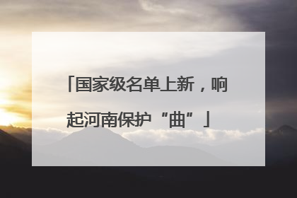 国家级名单上新，响起河南保护“曲”