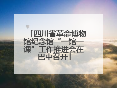 四川省革命博物馆纪念馆“一馆一课”工作推进会在巴中召开