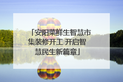 安阳菜鲜生智慧市集装修开工 开启智慧民生新篇章