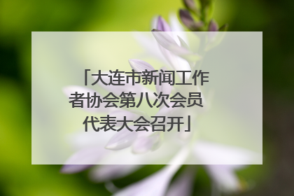 大连市新闻工作者协会第八次会员代表大会召开