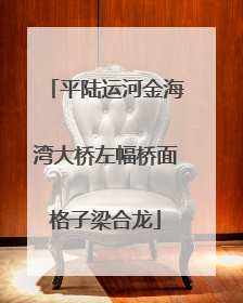 平陆运河金海湾大桥左幅桥面格子梁合龙