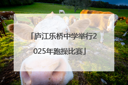 庐江乐桥中学举行2025年跑操比赛