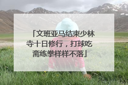 文班亚马结束少林寺十日修行，打球吃斋练拳样样不落