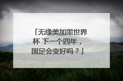 无缘美加墨世界杯 下一个四年，国足会变好吗？
