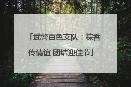 武警百色支队：粽香传情谊 团结迎佳节