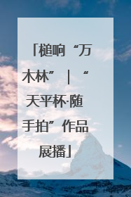 槌响“万木林”｜“天平杯·随手拍”作品展播
