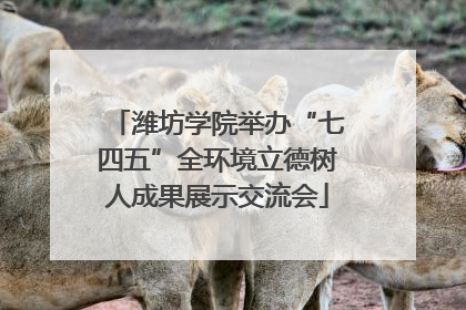 潍坊学院举办“七四五”全环境立德树人成果展示交流会