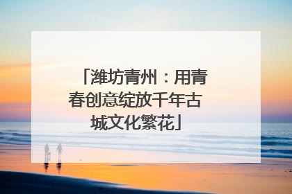 潍坊青州：用青春创意绽放千年古城文化繁花
