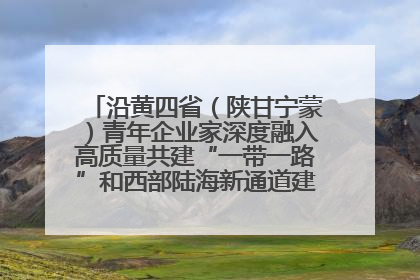 沿黄四省（陕甘宁蒙）青年企业家深度融入高质量共建“一带一路”和西部陆海新通道建设战略合作交流会在甘肃兰州召开