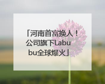 河南首富换人！公司旗下Labubu全球爆火