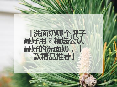 洗面奶哪个牌子最好用？精选公认最好的洗面奶，十款精品推荐