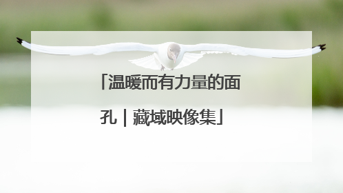 温暖而有力量的面孔｜藏域映像集