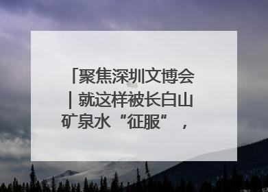聚焦深圳文博会｜就这样被长白山矿泉水“征服”，订单纷至沓来