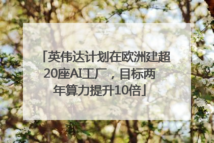 英伟达计划在欧洲建超20座AI工厂，目标两年算力提升10倍