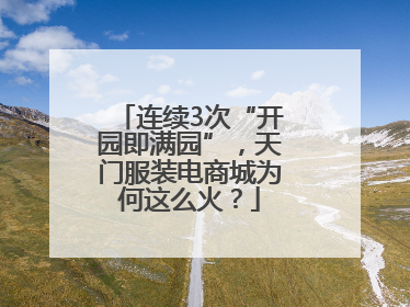 连续3次“开园即满园”，天门服装电商城为何这么火？