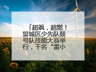 超飒，超燃！望城区少先队鼓号队技能大赛举行，千名“雷小锋”风采闪耀