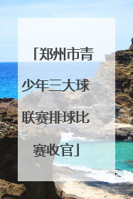 郑州市青少年三大球联赛排球比赛收官