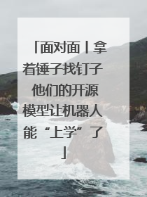 面对面丨拿着锤子找钉子 他们的开源模型让机器人能“上学”了