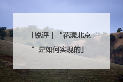 锐评｜“花漾北京”是如何实现的
