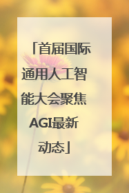 首届国际通用人工智能大会聚焦AGI最新动态