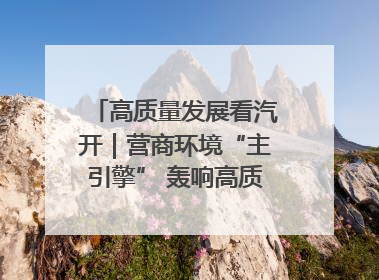 高质量发展看汽开｜营商环境“主引擎” 轰响高质量发展新赛道