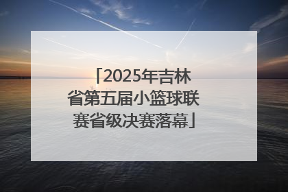 2025年吉林省第五届小篮球联赛省级决赛落幕