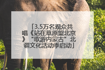 3.5万名观众共唱《站在草原望北京》“歌游内蒙古”北疆文化活动季启动