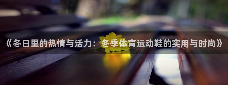 01体育赛事直播：《冬日里的热情与活力：冬季体育运动鞋的实用与时尚》